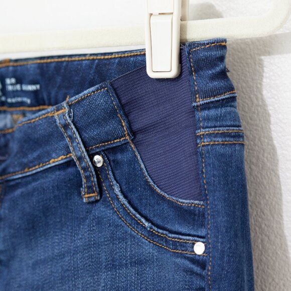 Gap Maternity Women's True Skinny Blue Denim Jeans Size 26 R - Picture 3 of 5